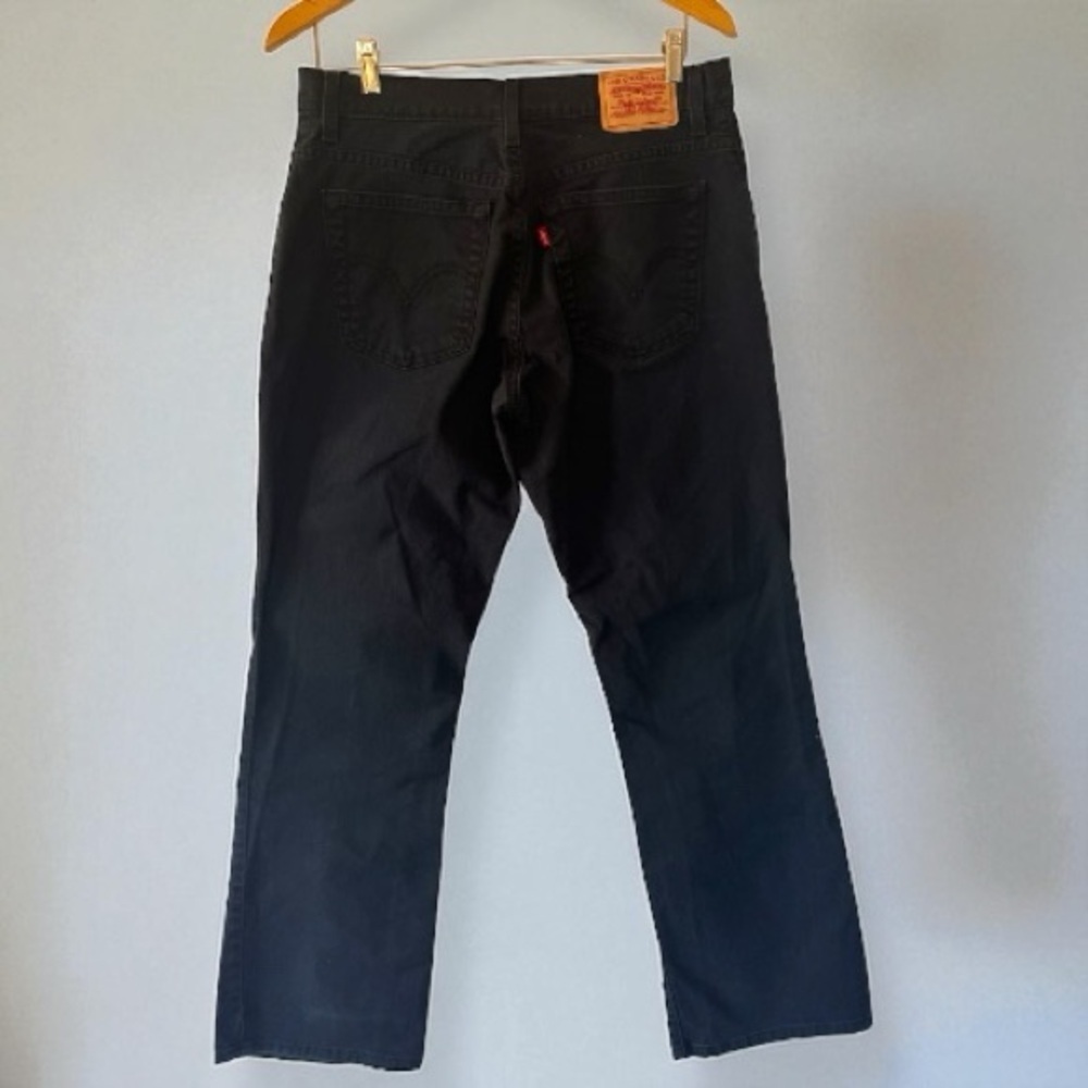 Levi’s 550 Women’s Black relaxed bootcut Jeans Size 12 misses black - Picture 4 of 10